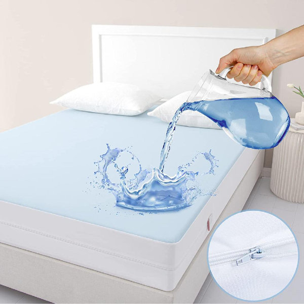 Alwyn Home Waterproof Zippered Mattress Protector Wayfair